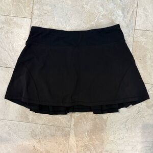 lululemon athletica black athletic skort